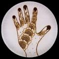 Henna-Mustervorlage Hand - - indisch-pakistanischer Stil